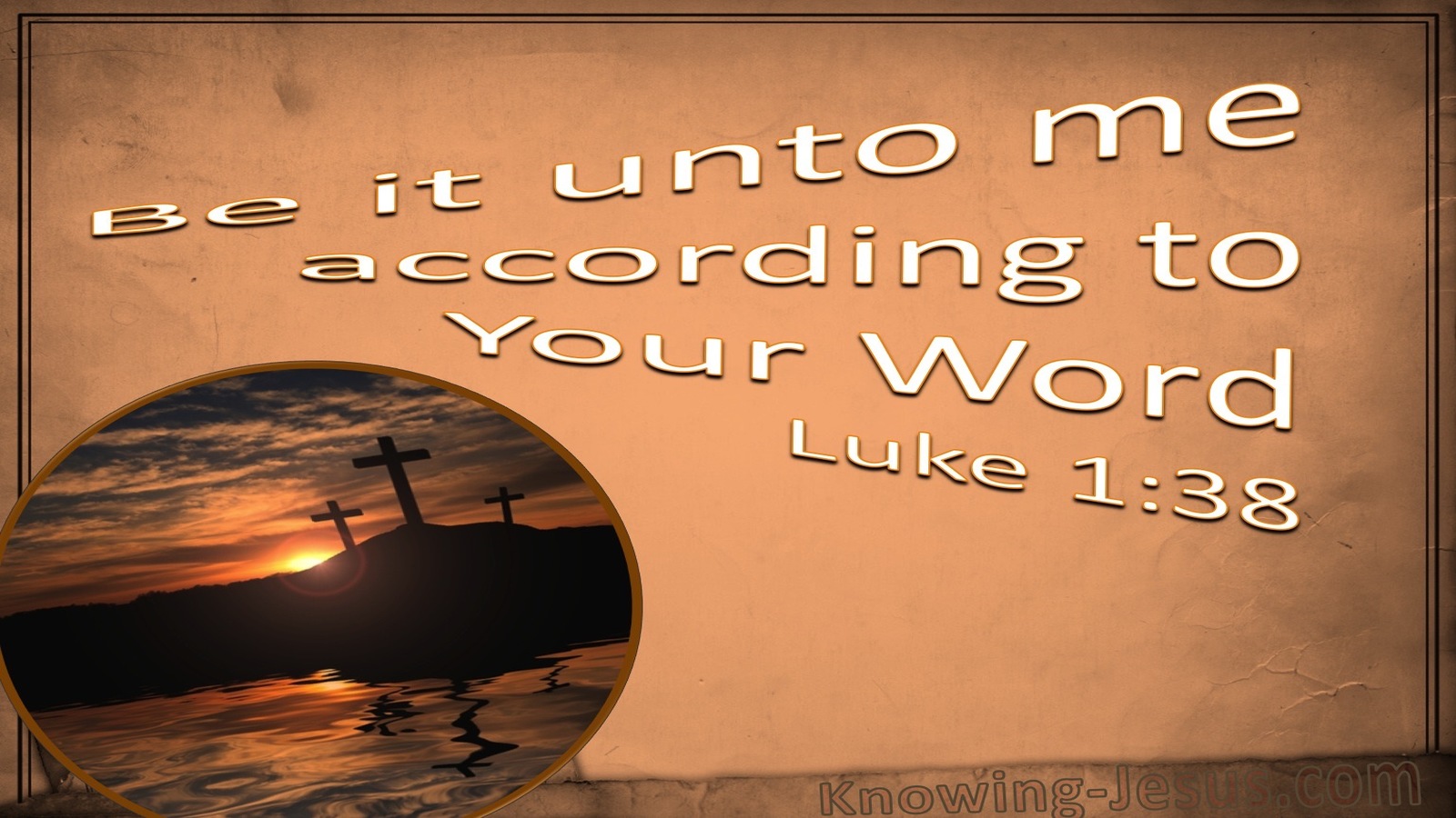 Luke 1:38 An Impossible reality (devotional)04:18 (brown)